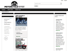 Tablet Screenshot of motorcyclesites.net